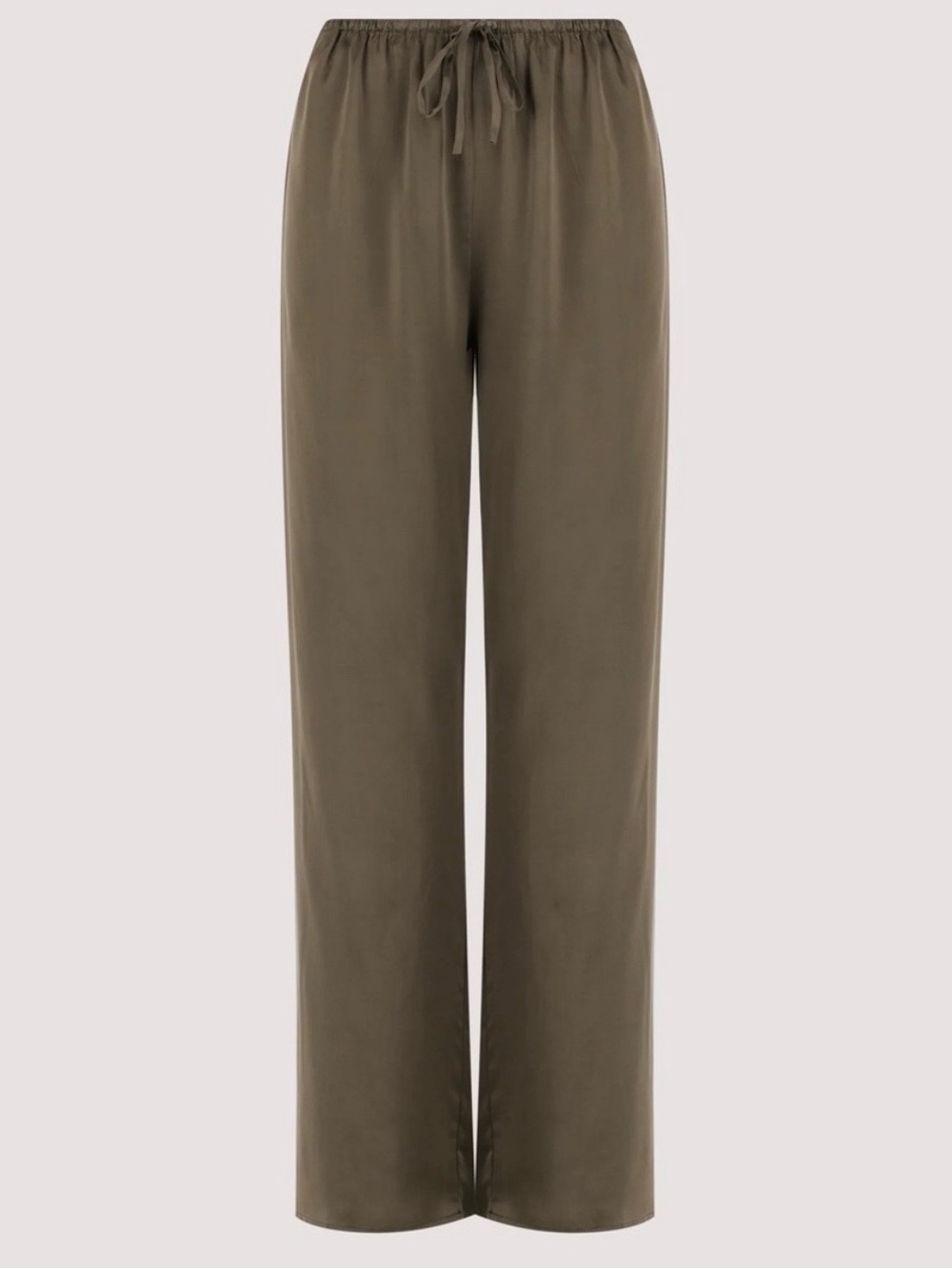 DISSH Olive Green Wide-Leg Drawstring Pants